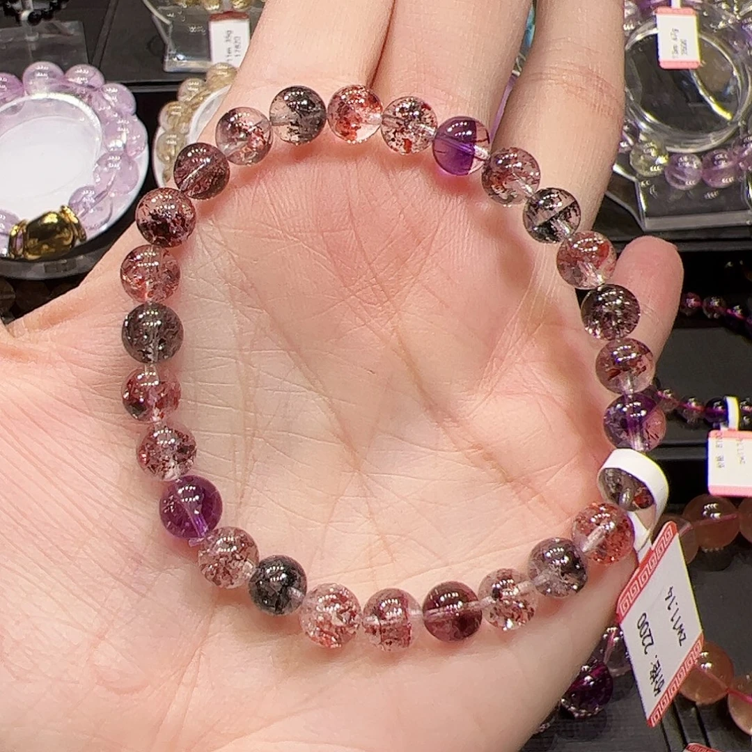 未镶嵌手链水晶Sg12彩霉毒液超七约7