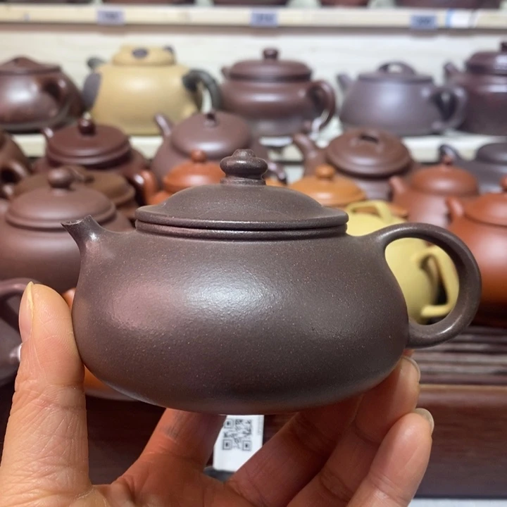 茶壶紫砂微瑕处理一把