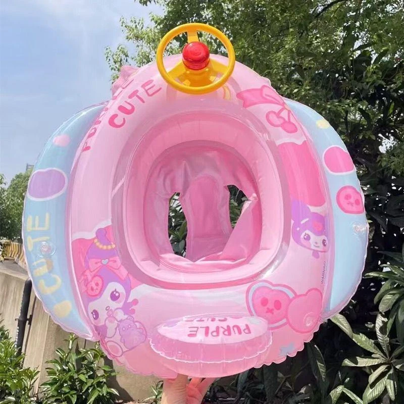 儿童游泳圈坐圈加厚婴幼儿水泡男女宝宝救生圈1-3-5岁幼童游泳圈