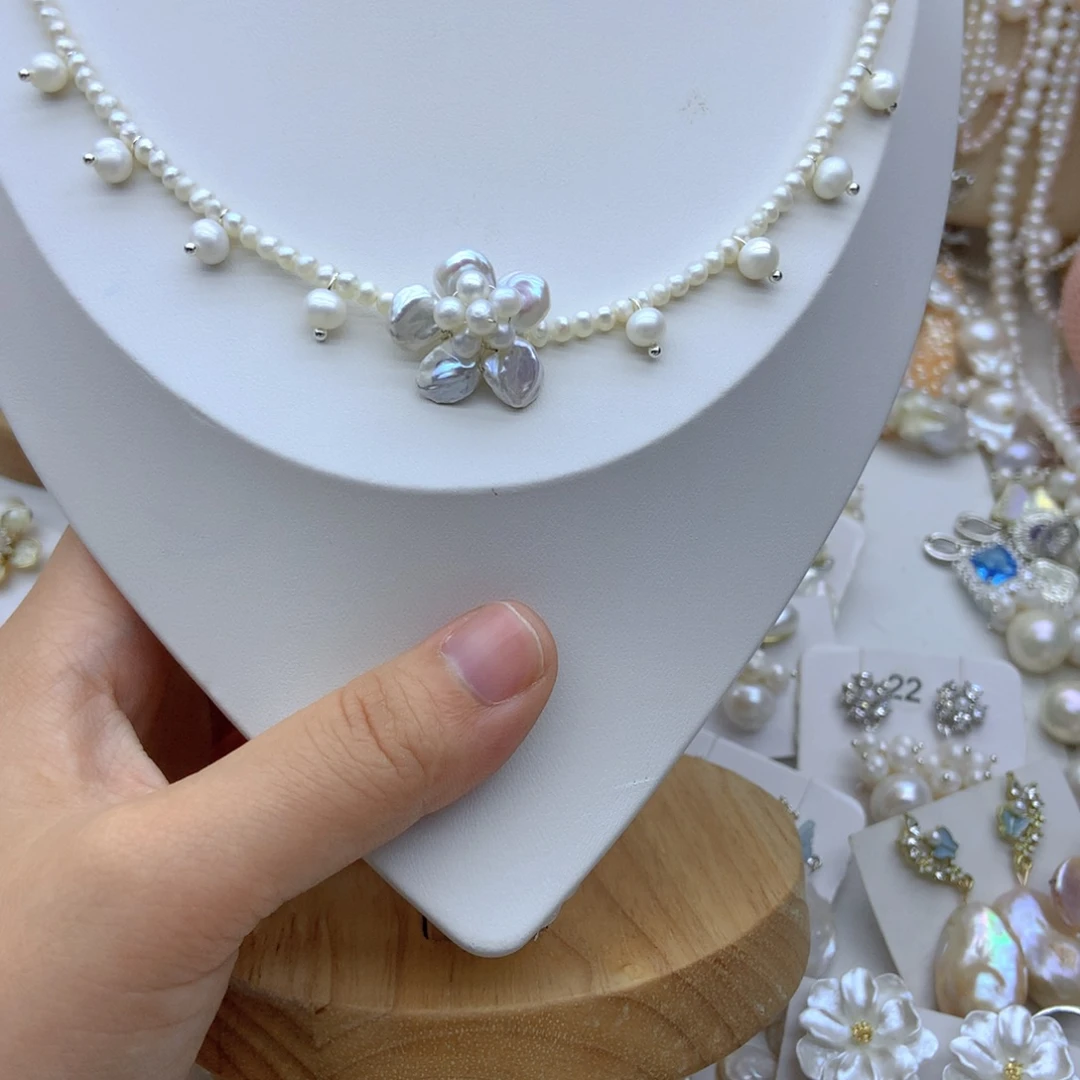 耳饰未镶嵌淡水珍珠