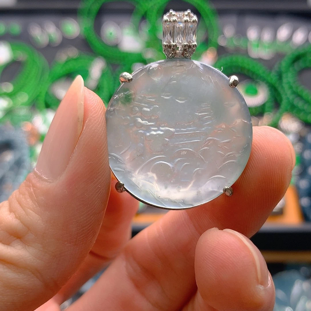 未镶嵌手链翡翠翡翠