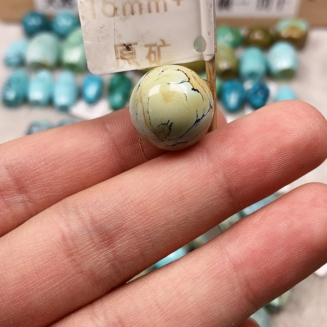 未镶嵌绿松石珠宝半成品