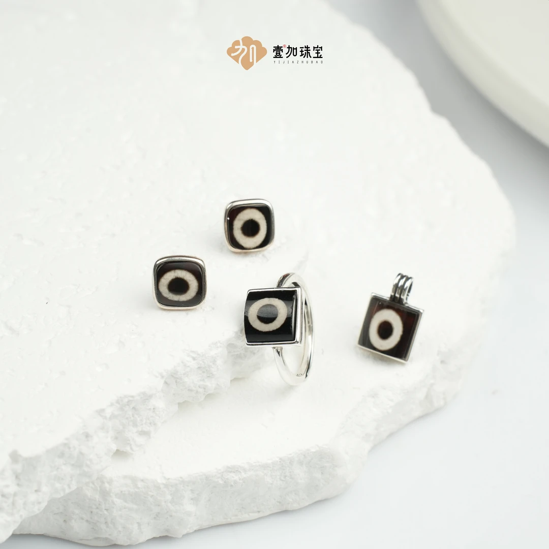小青|手工设计银镶一眼吊坠系列多样性发一