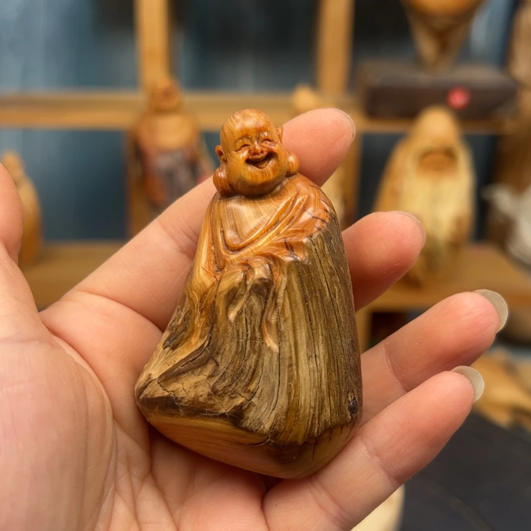 木用****9崖柏木摆件手把件
