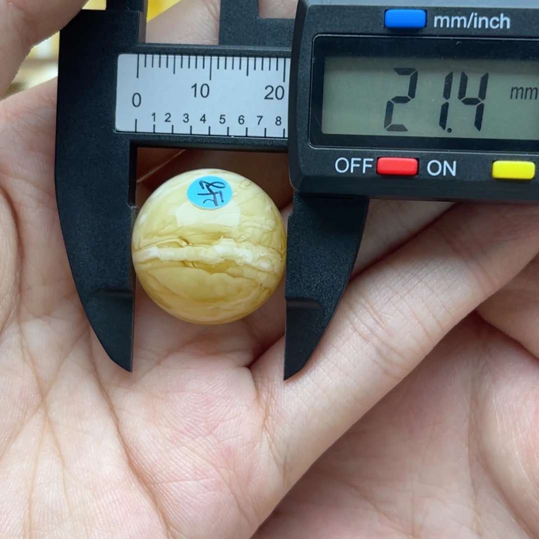 ****琥珀未镶嵌裸石蜜蜡圆珠微瑕