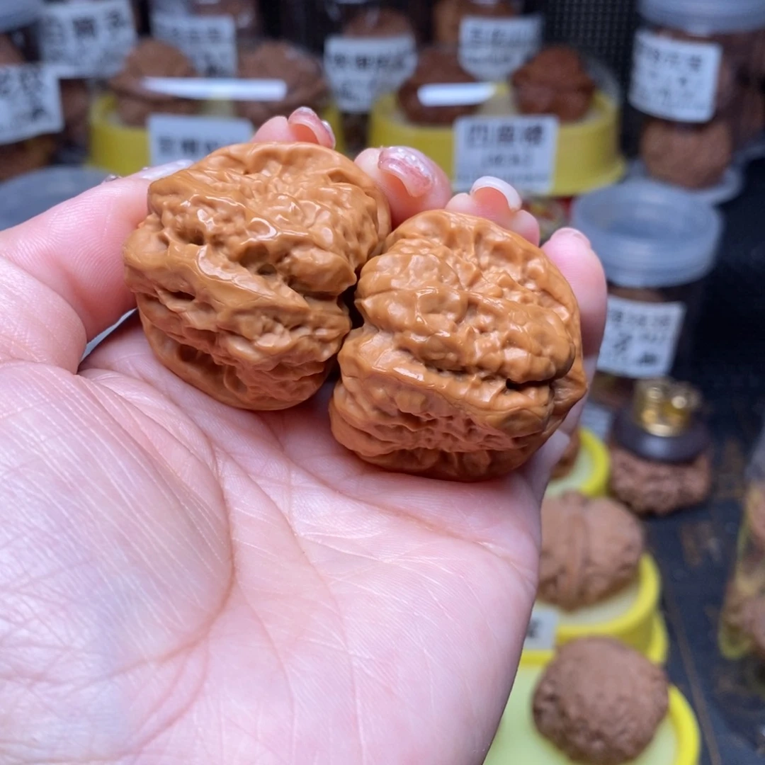 核桃把件蛤蟆头43肚子39边