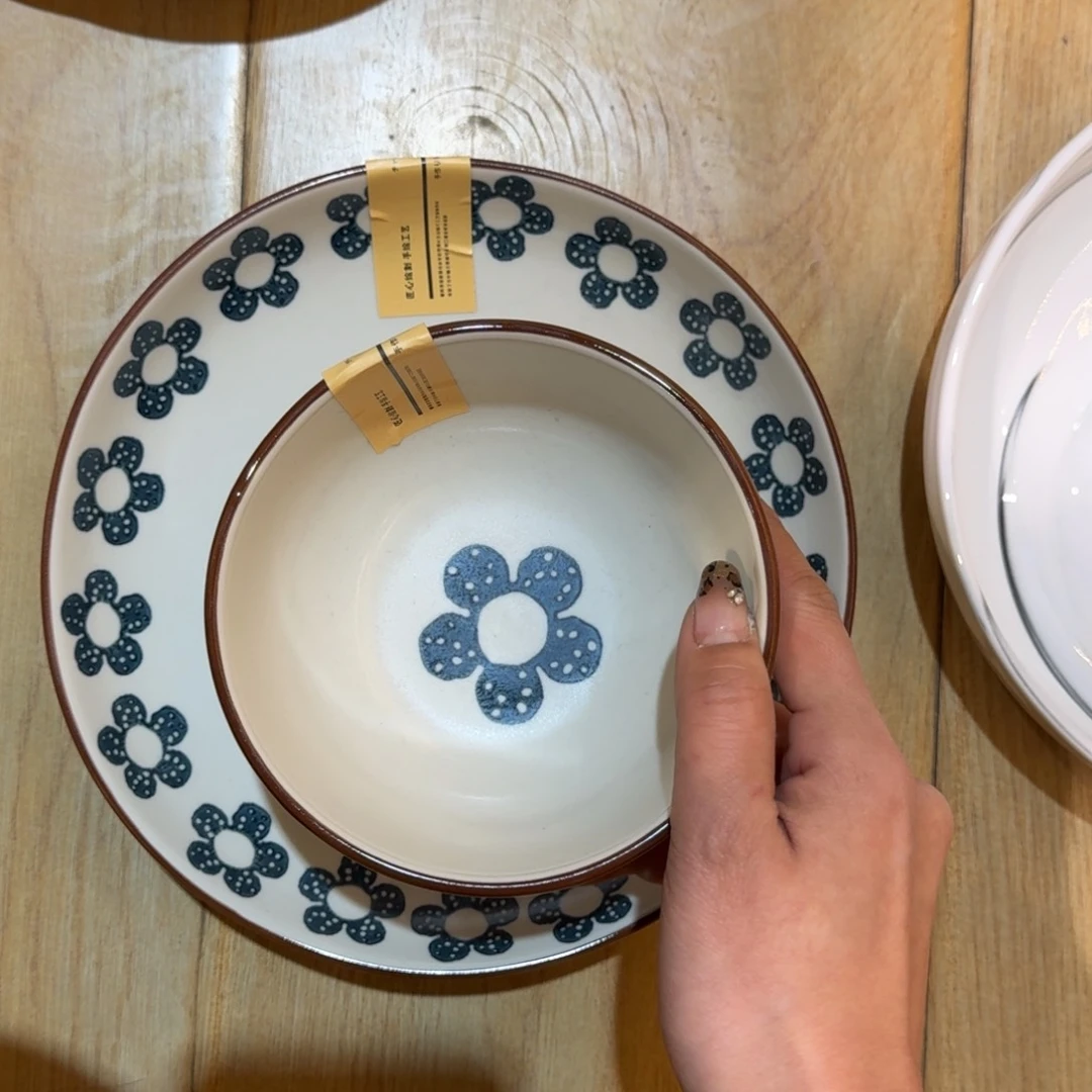 瓷六个碗三个盘子盘子盘子