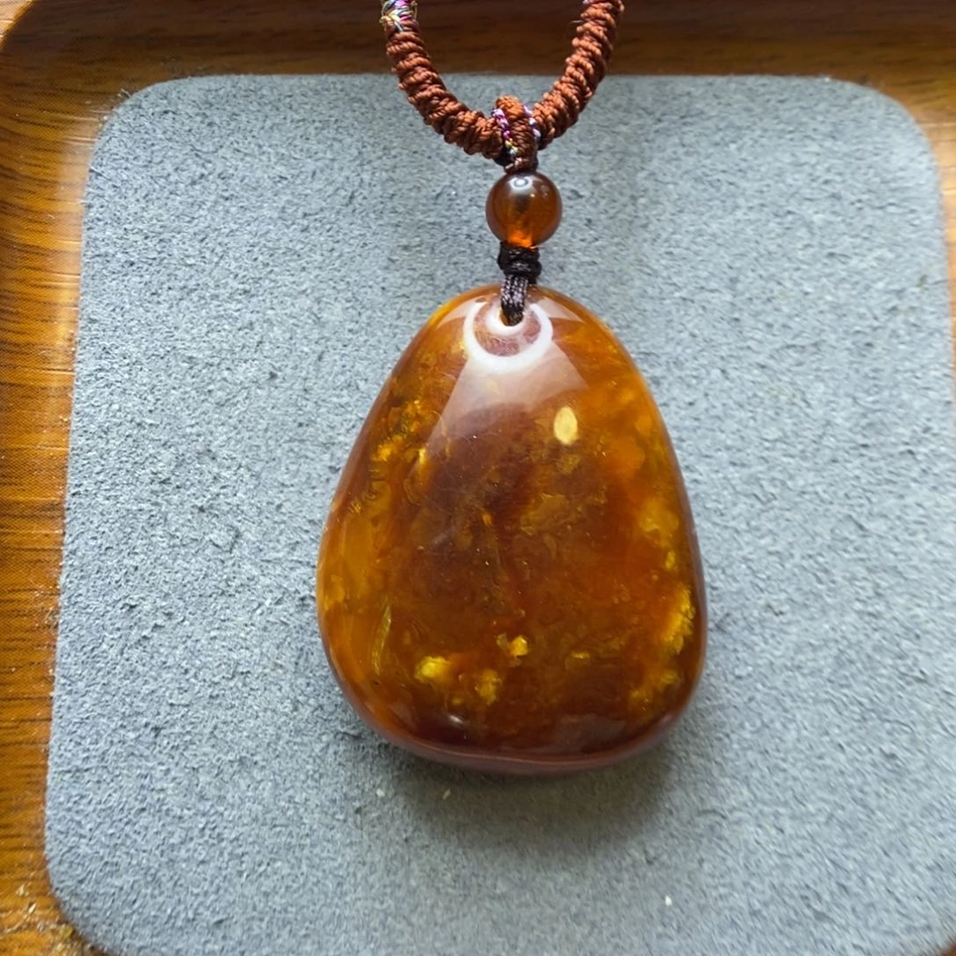 未镶嵌项链蜜蜡平**乐郎