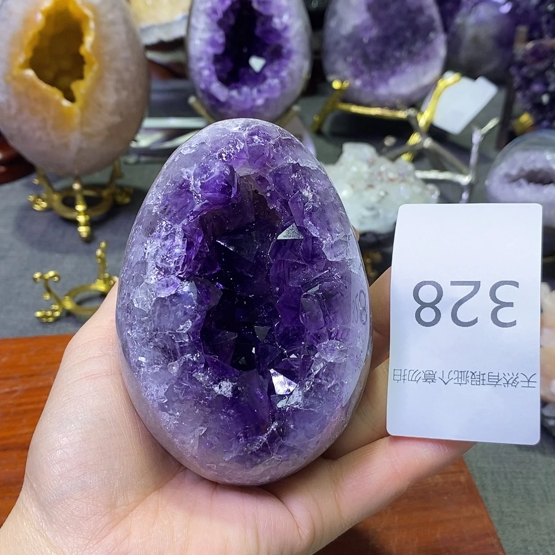 紫晶未镶嵌珠宝半成品