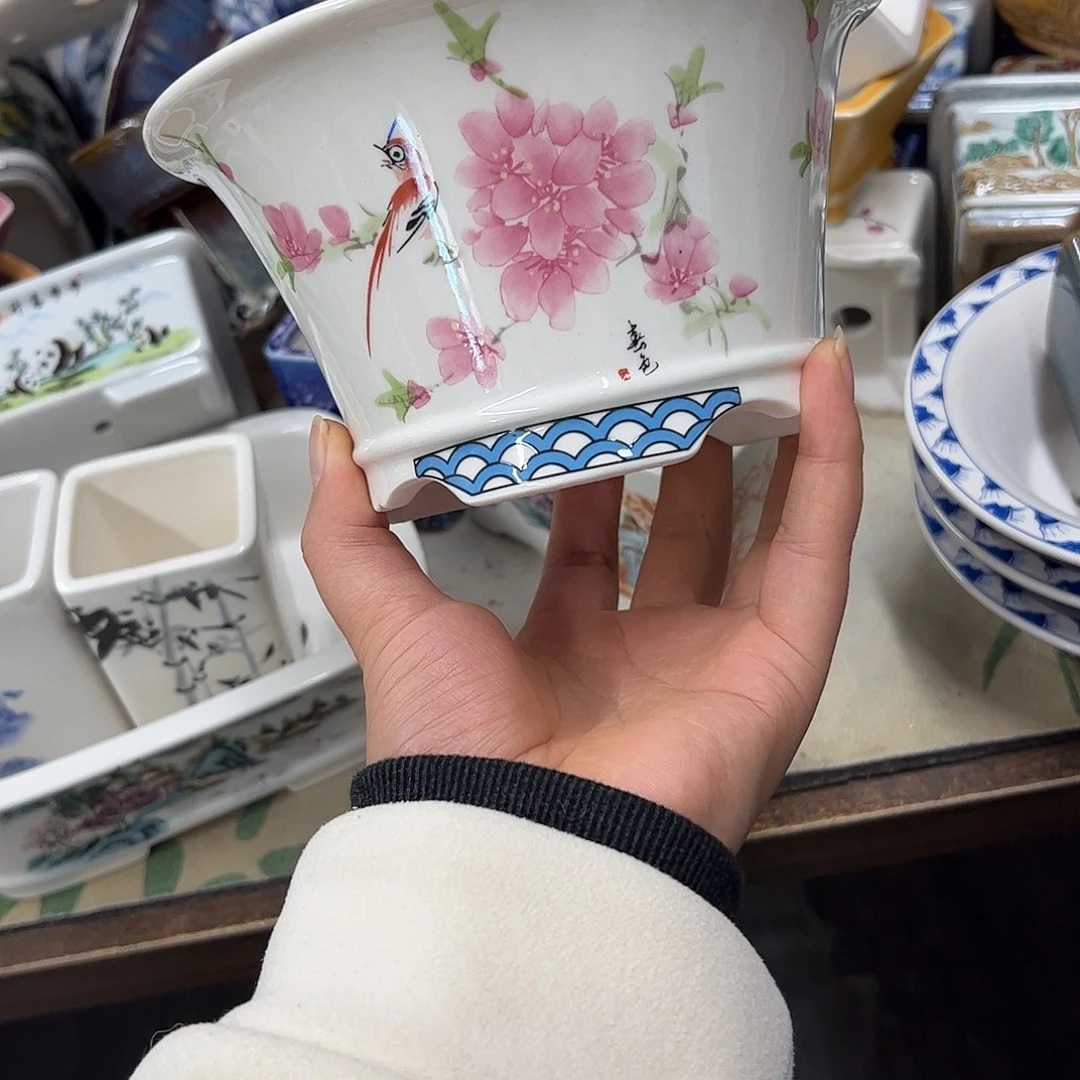 花盆紫砂518号瑕疵15/8cm