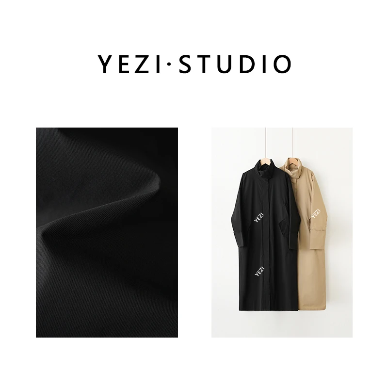 【自由旅者】高支高密肌理感大廓形长款风衣鹅绒服24312109