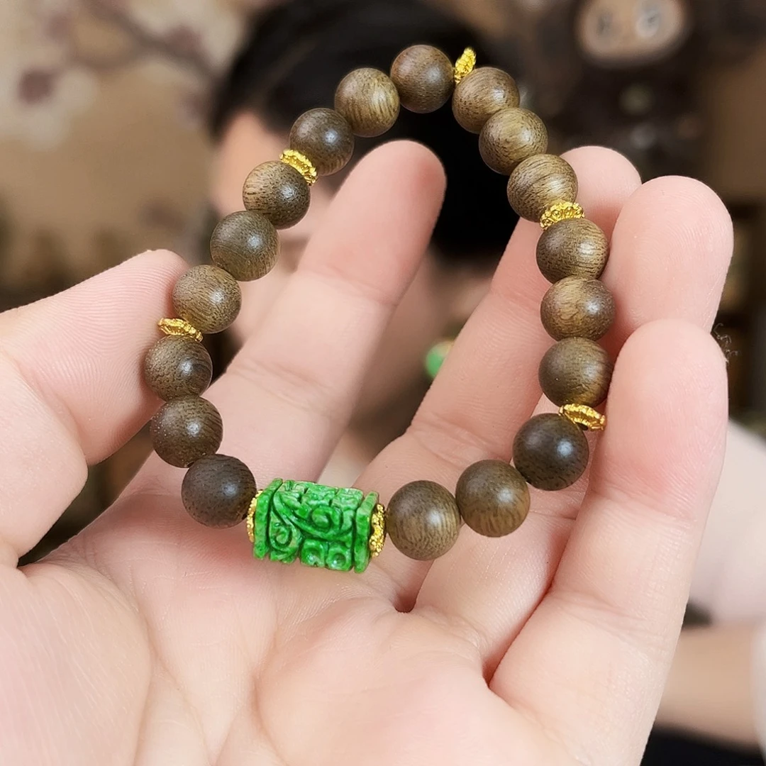 翡翠未镶嵌毛衣链手链