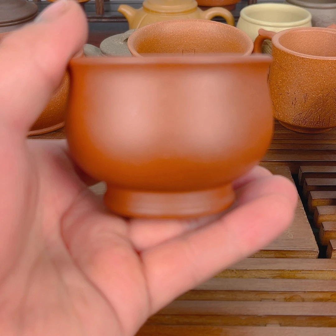 紫砂茶杯紫砂主人人杯110cc