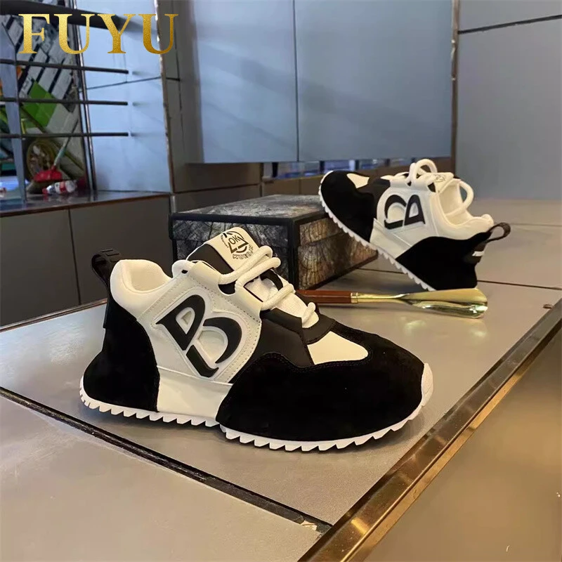 轻奢欧货老爹鞋男款2025秋季季高端舒适透气轻便增高百搭休闲鞋