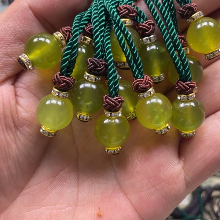 秋***风蛇纹石玉合金颈饰