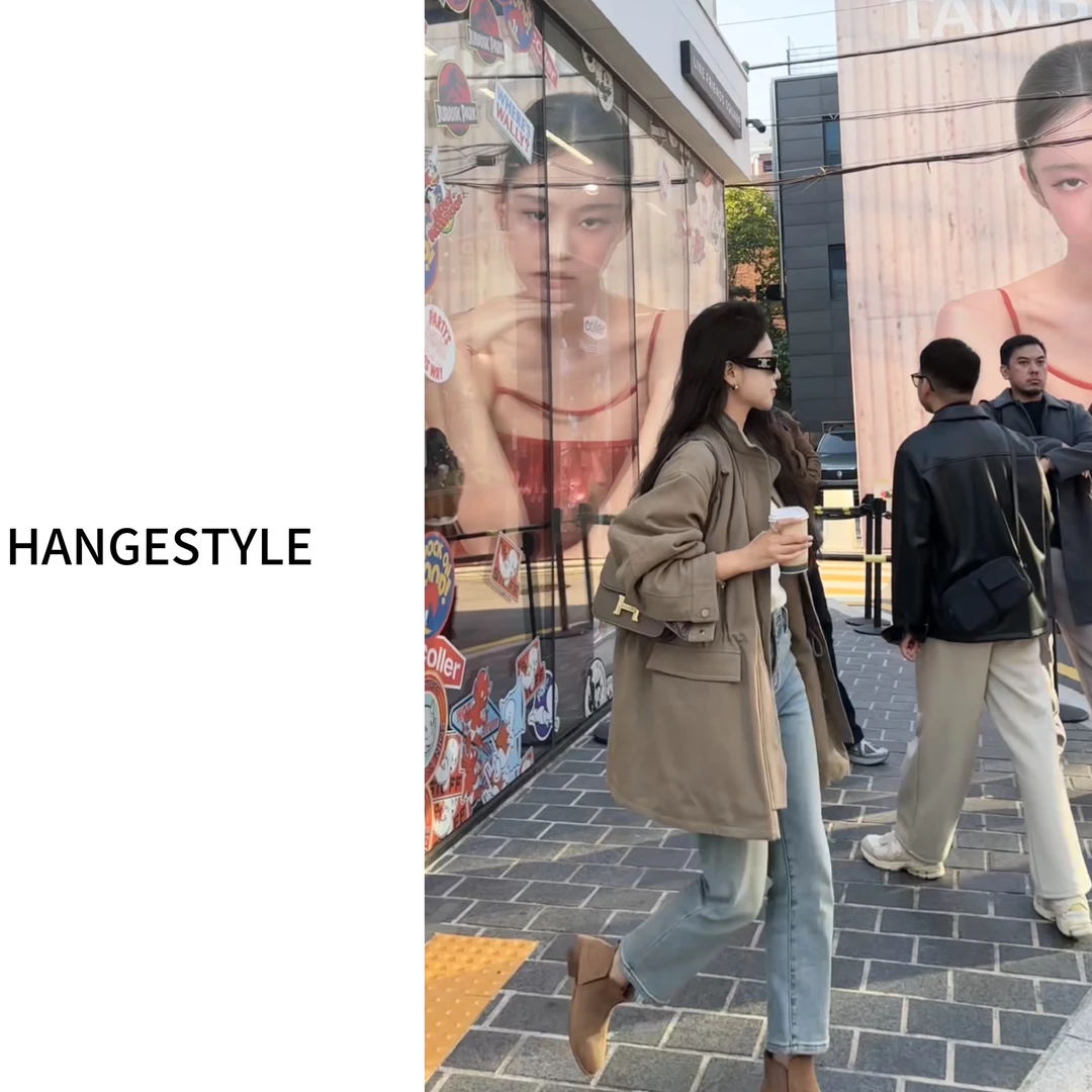 请叫我大韩 眼泪女王羽绒服