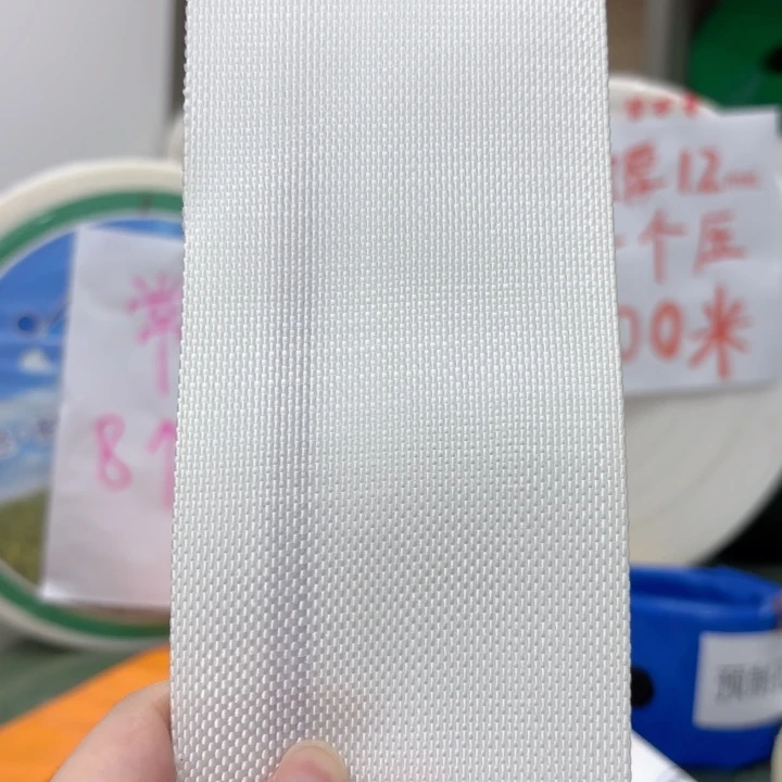 2寸100米白编织送接头2卷
