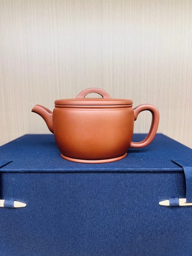 半手工微瑕老紫泥汉瓦180cc孤品