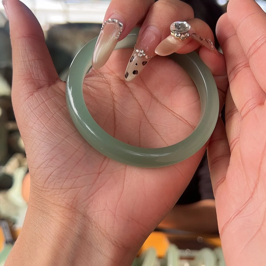 绿东陵冰晴水手镯