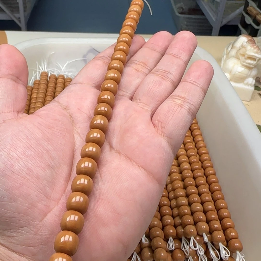 白玉菩提吊坠黄色806