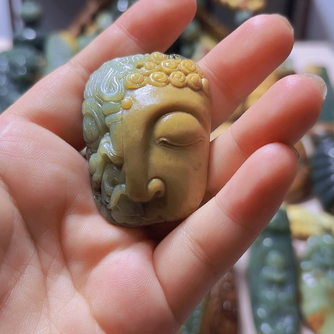 岫岩河磨玉（透闪石质玉）未镶嵌挂件