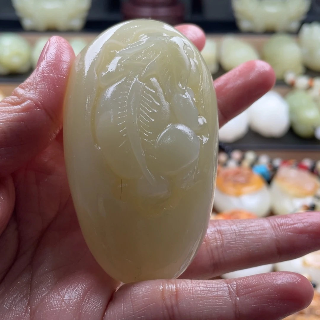 遗***忘石材古青石手把件