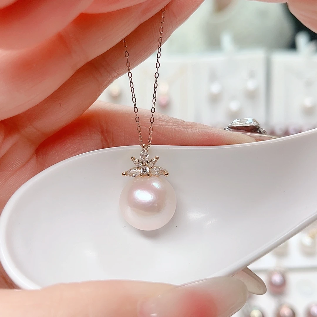 淡水珍珠吊坠(赠链)合金