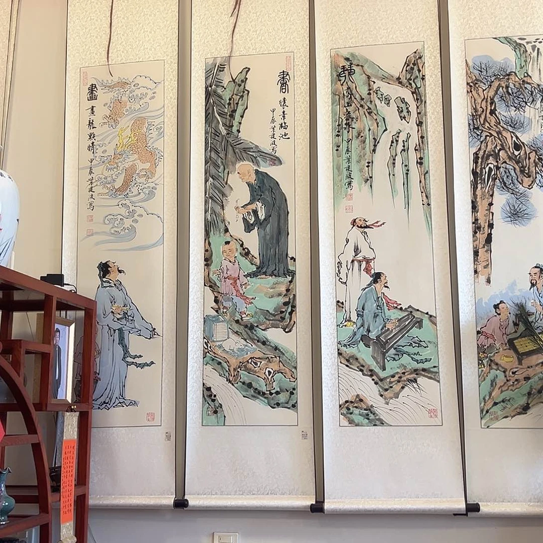 国画叶建波国画作品