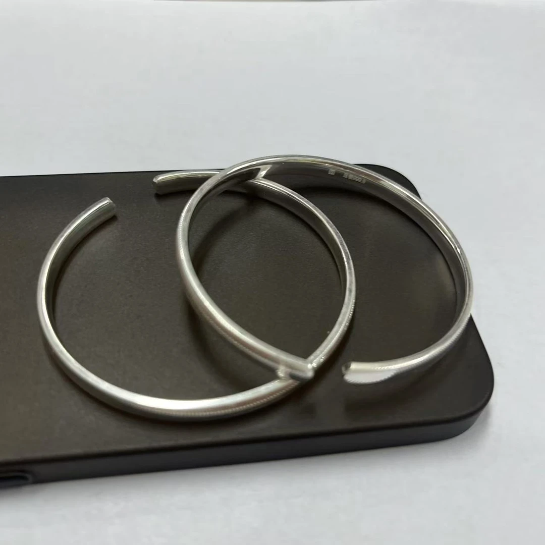 足银手镯 足银猫眼手镯*（单个多样发货）