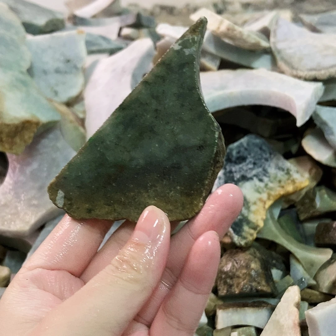 翡翠未镶嵌颈饰天然翡翠