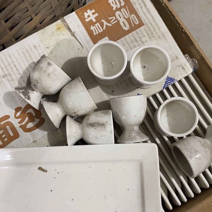 瓷片强化瓷蛋杯8个