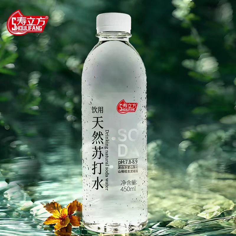 寿立方天然弱碱苏打水 无糖无汽0添加 整箱装 450ml*15瓶