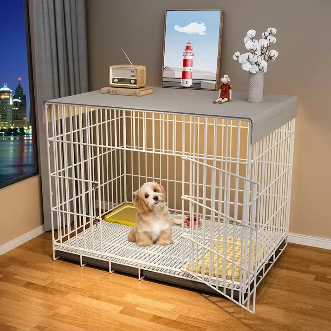 狗笼子柯基泰迪小型犬笼家用室内外折叠狗窝车载笼救助笼流浪猫笼