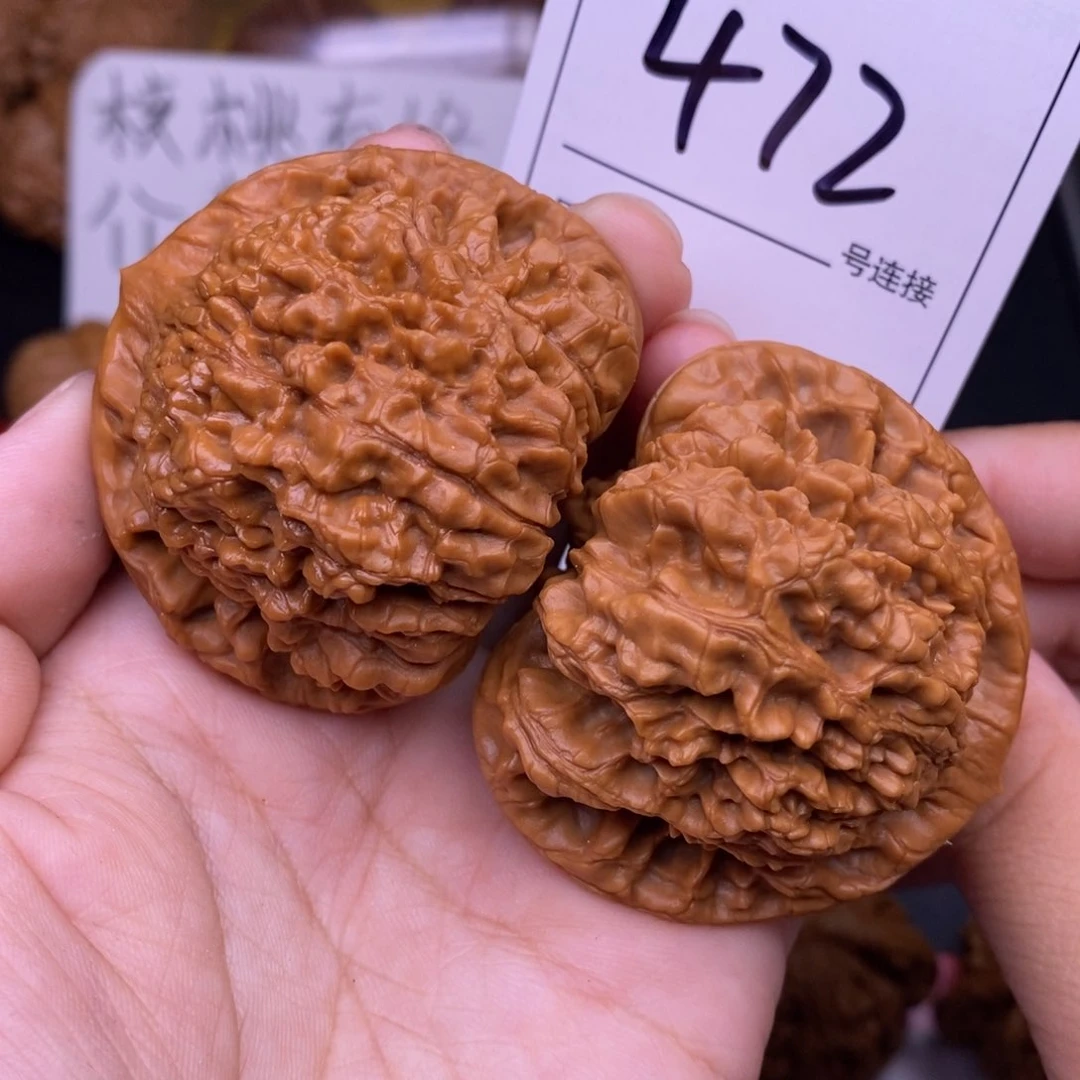 文玩核桃把件472官帽5,1