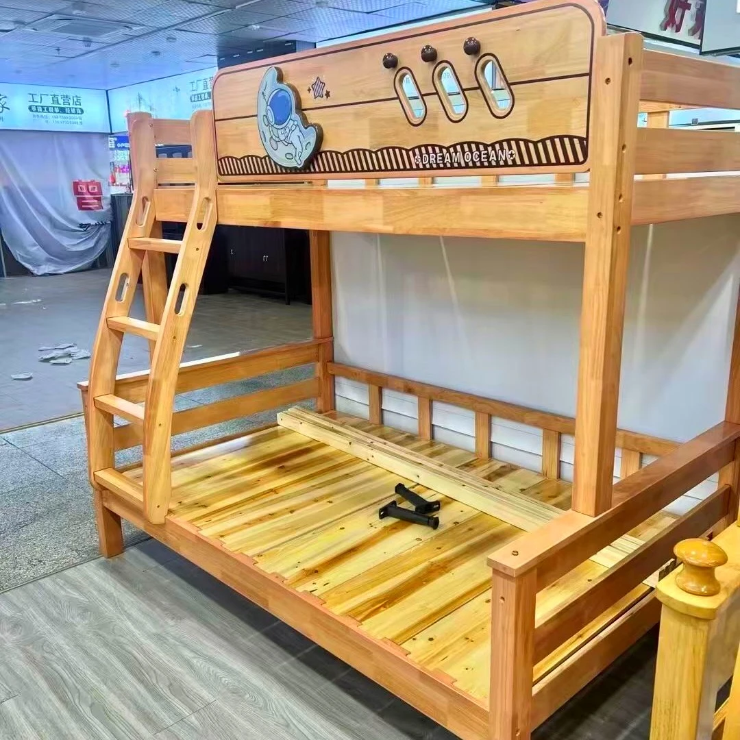 儿童实木双层床全实木高低床子母床上下床上下铺双人床