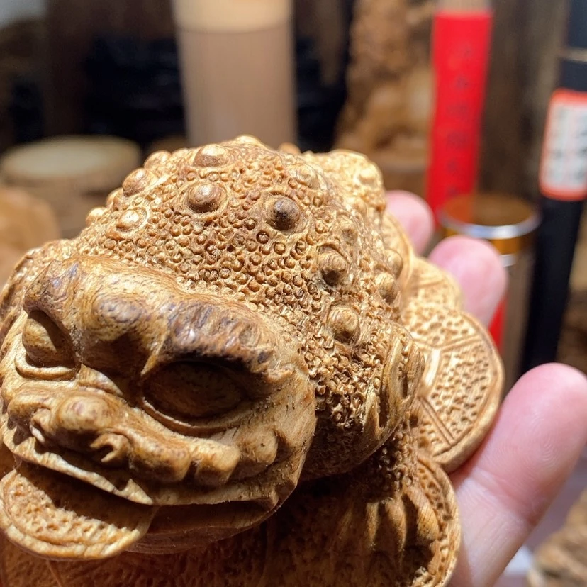 【闪购商品】沉香摆件芽庄老料招财金蝉58克