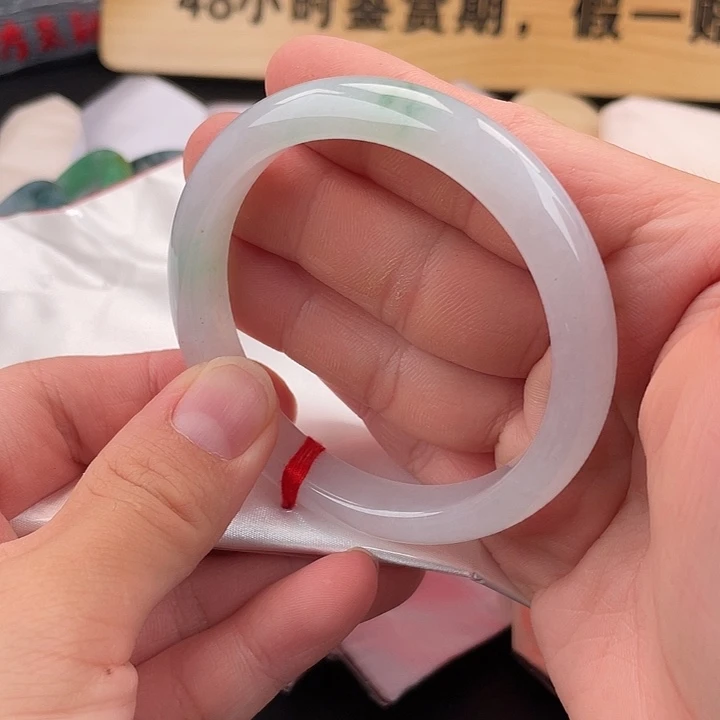 翡翠未镶嵌手镯手镯-28
