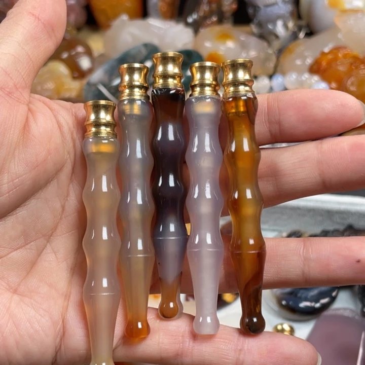 玛瑙/玉髓颈饰合金