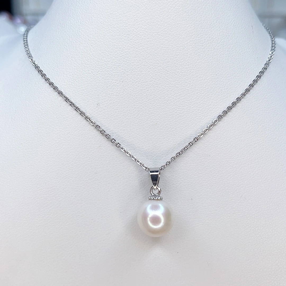 淡水珍珠吊坠(赠链)合金