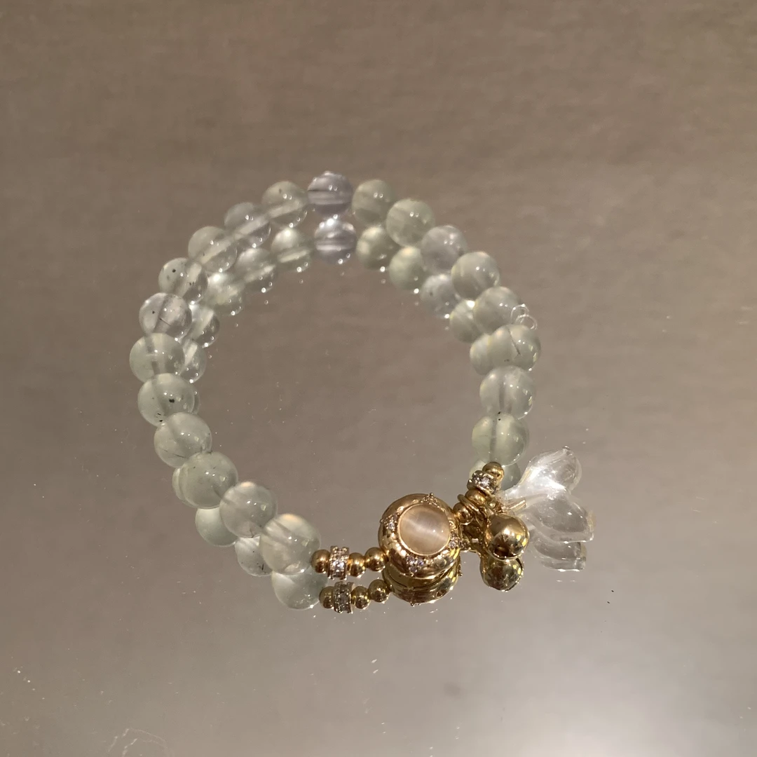 合金莫桑石手链 【踏浪】百搭手链饰民族风新中式小众设计感手饰