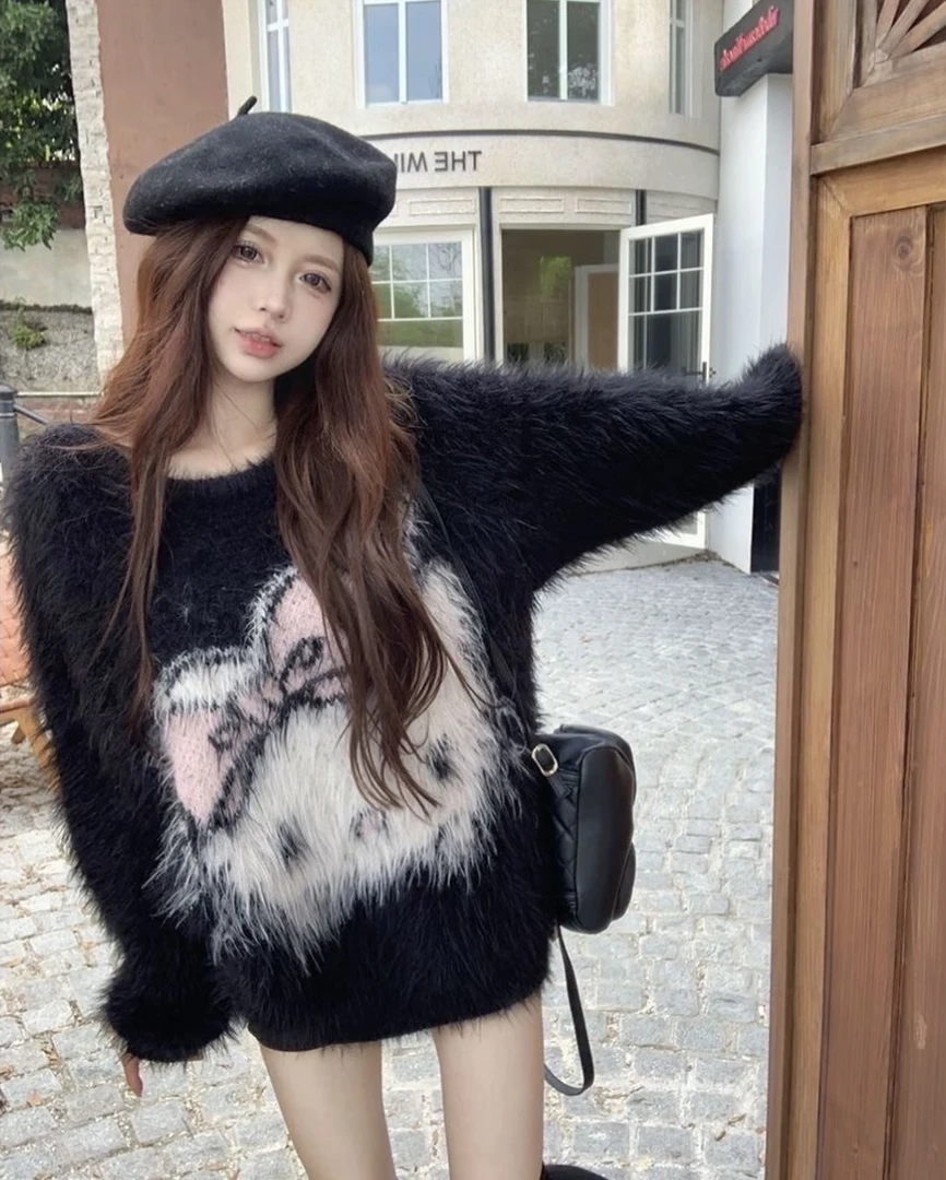 【叫到名字去拍】外穿百搭宽松针织衫毛衣韩版秋冬套头