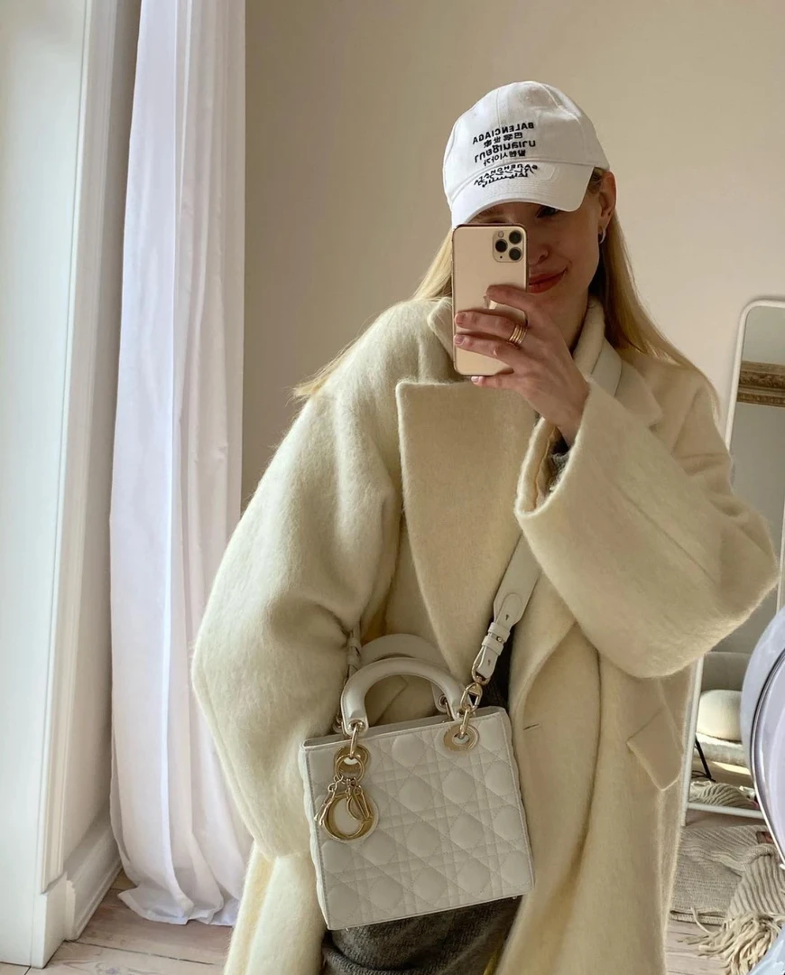 99新 DIOR/迪奥 dior戴妃四格白金单肩斜挎包 /公价无/甄选