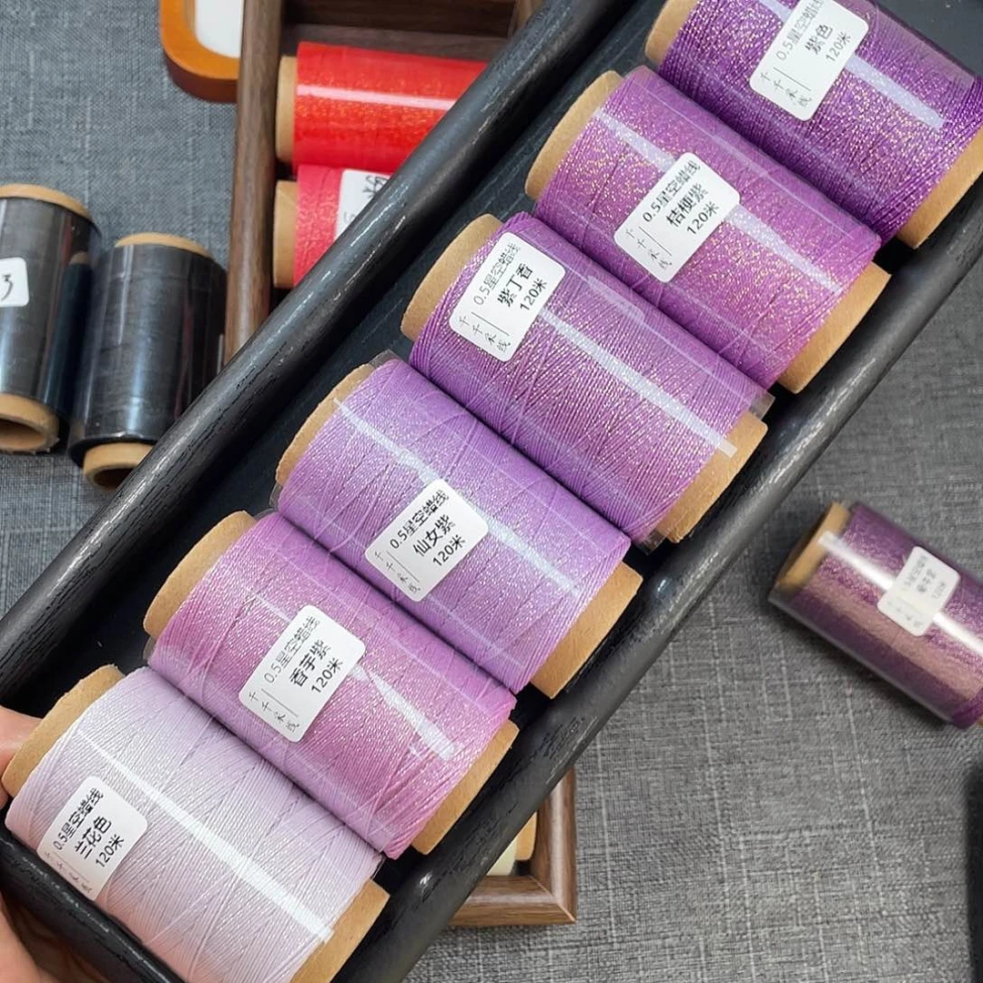 聚酯纤维0.5星空蜡6个紫色