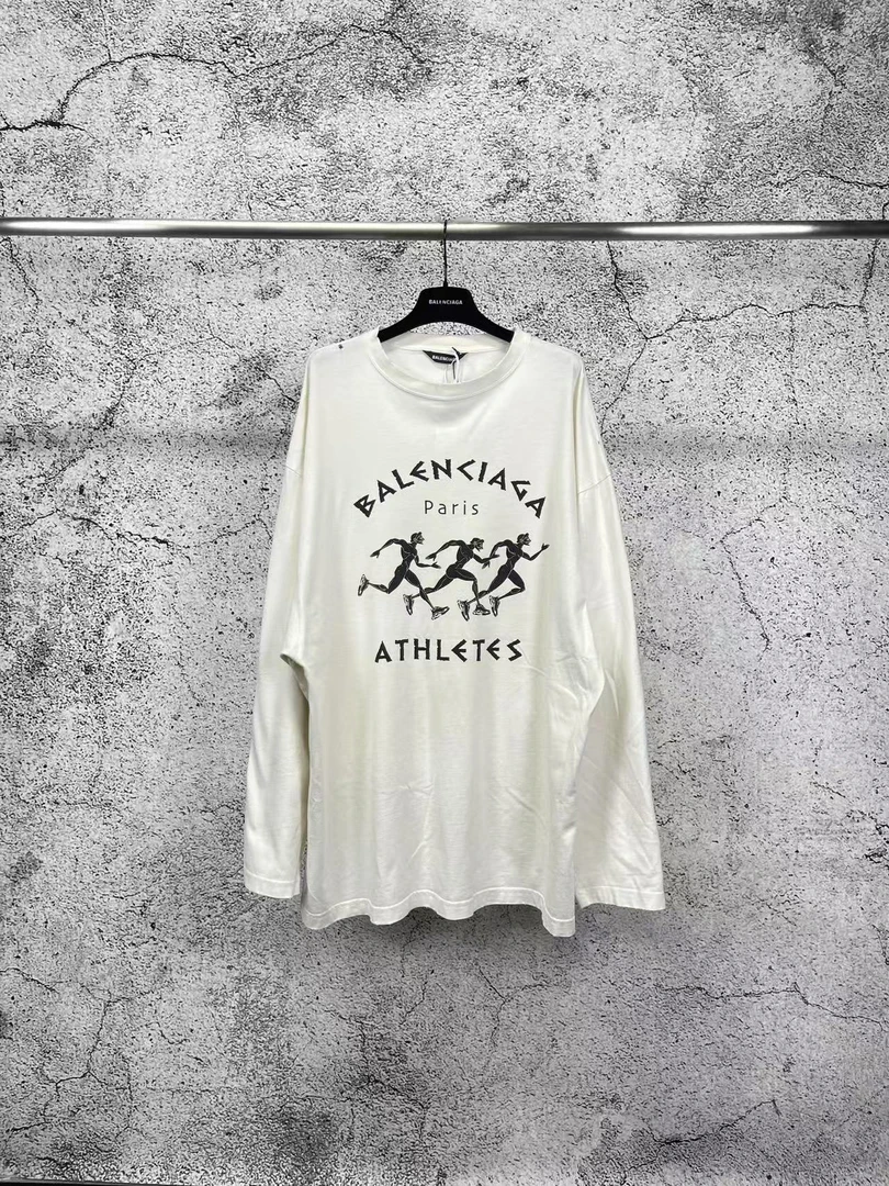 99新 Balenciaga/巴黎世家 马拉松破坏长袖/XS码/RB0040