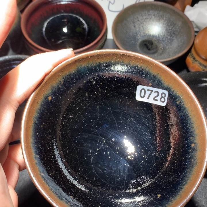 茶盏建窑建盏龙窑柴烧