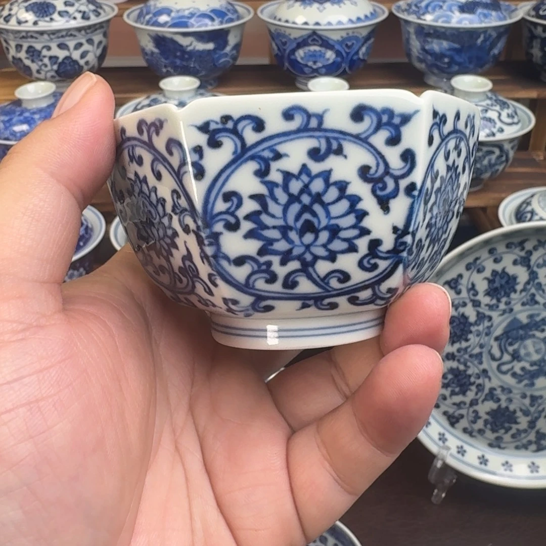 陶瓷杯子纯手工手绘柴窑10