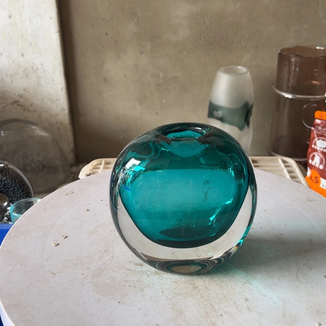 弘扬琉璃花器高度14