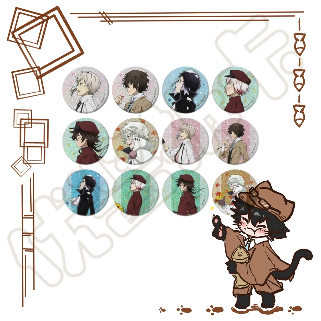 【文豪野犬】四季的脚步正比系列·吧唧/色纸/亚克力透卡·盲盒代拆