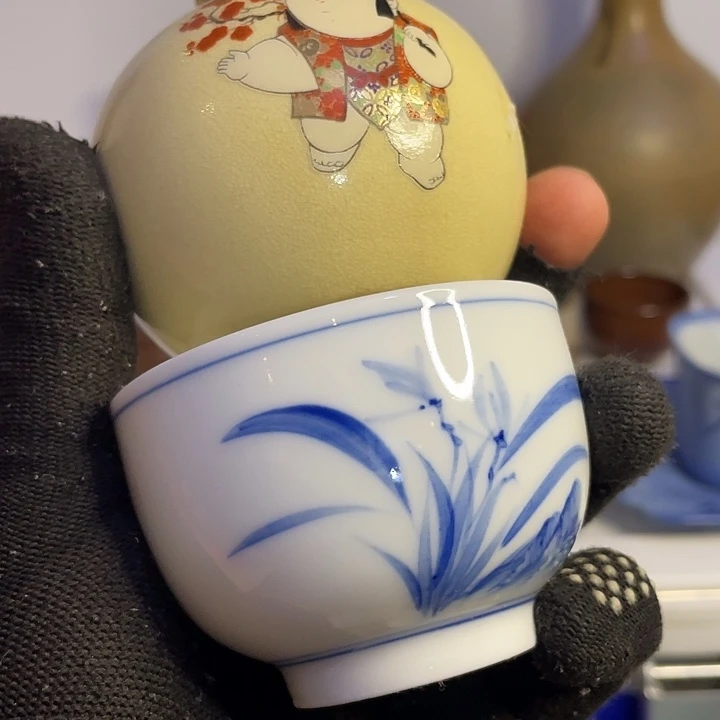 读***落中古回流瓷器默认微瑕介意勿拍