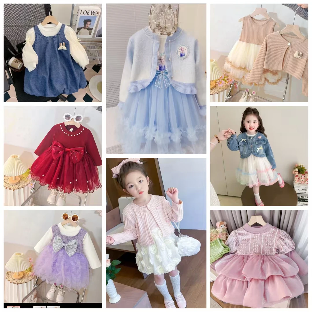 【春款上新】女童长袖洋气连衣裙 直播间下单 ~衣标不做参考